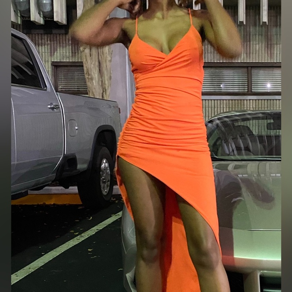 Orange dress
